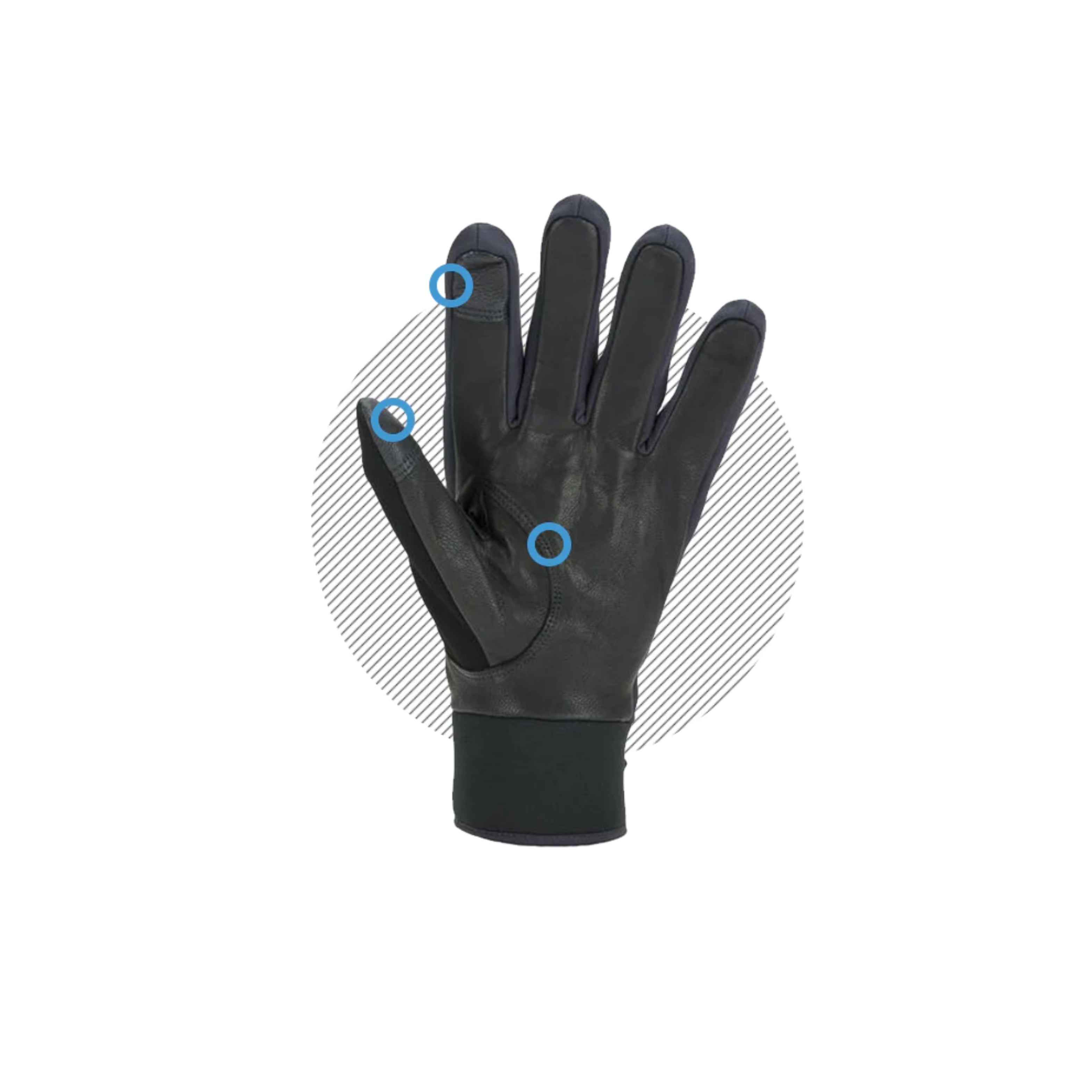 Sealskinz Waterproof Sporting Gloves in Olive & Black